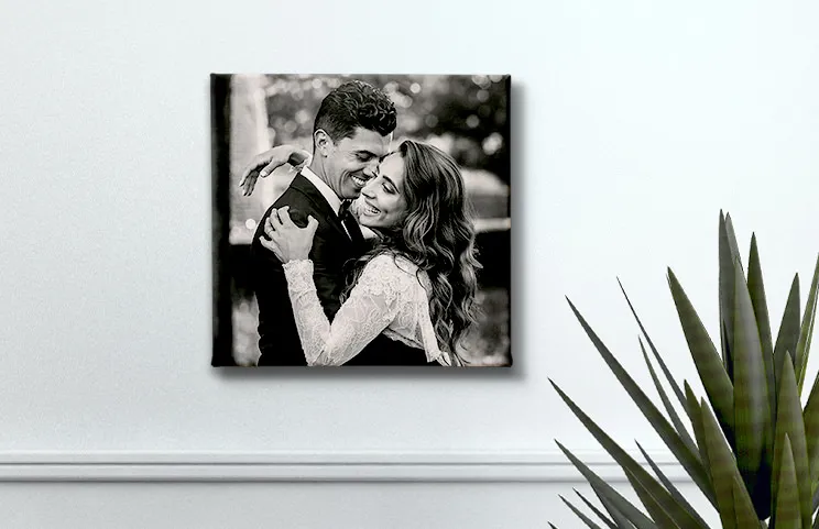 6x6 Canvas wedding