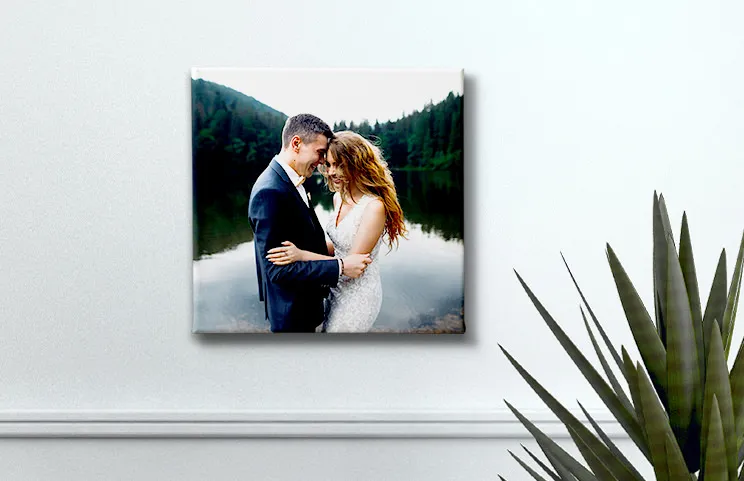 6x6 Canvas wedding