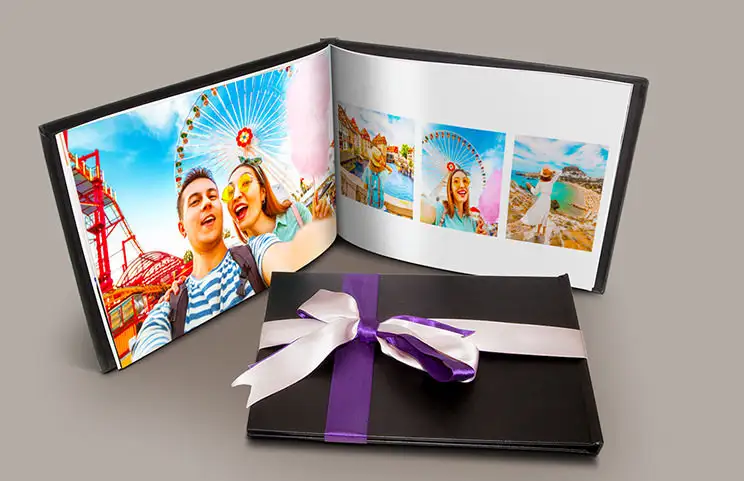 Valentina Black Leather Photo Books