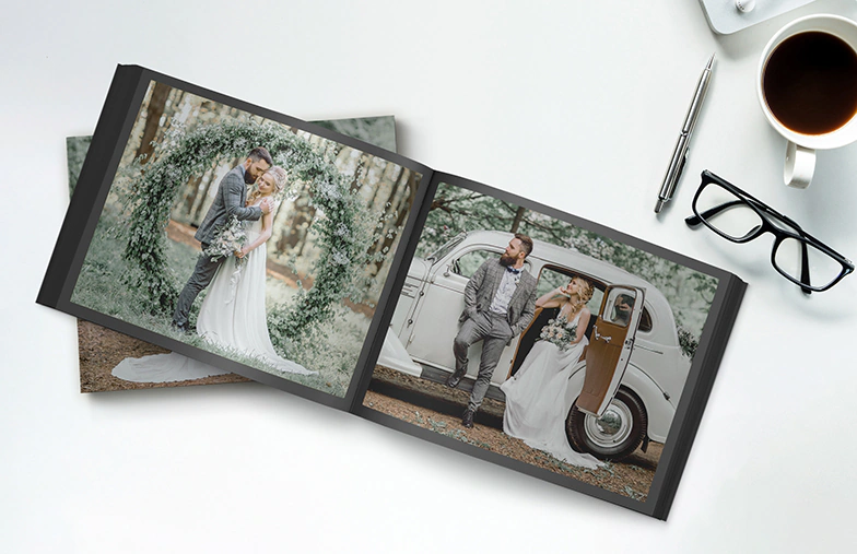 Reflect, in White Photo Book