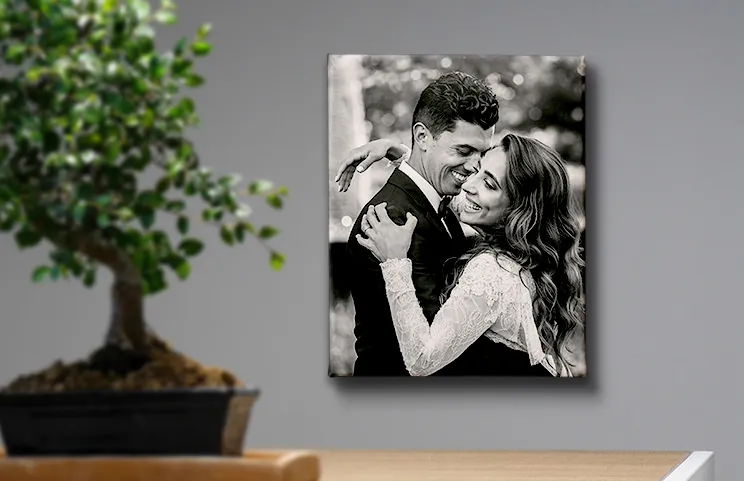 8x10 canvas wedding