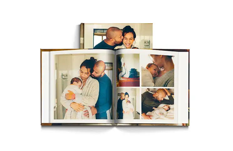 Baby family photo book