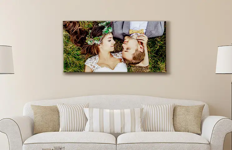 24x12 canvas wedding