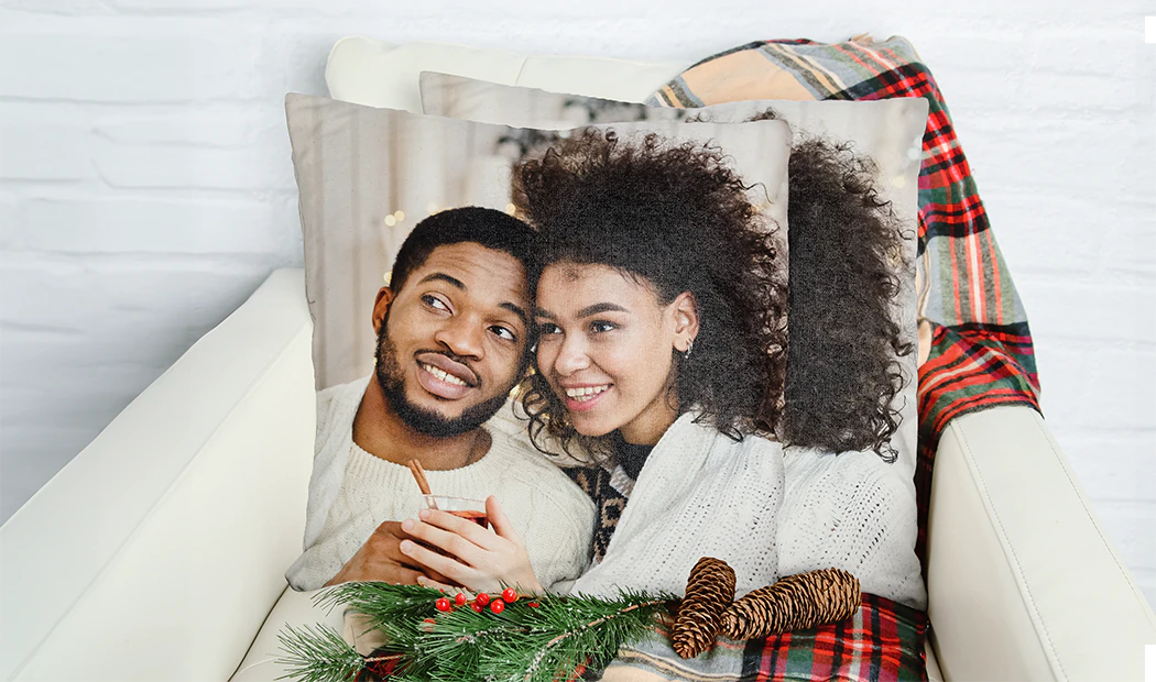 Personalised cushion featuring a watercolour butterfly design, initial & name.  A unique, thoughtful gift.