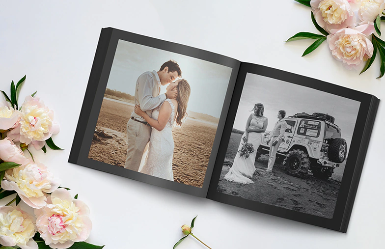 Reflect, in White Photo Book