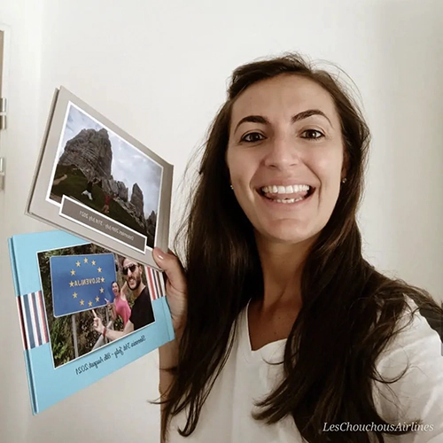 *Often, we take lots of pics and at the end, we put them in a laptop or a hard disk and we never look at them again! So we decided to make photo albums of all our travels.*